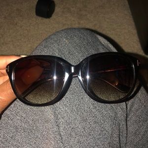 tom ford black sunglasses w/ tortoise